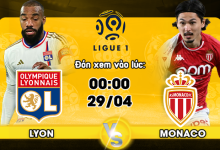 Link xem trực tiếp Lyon vs Monaco