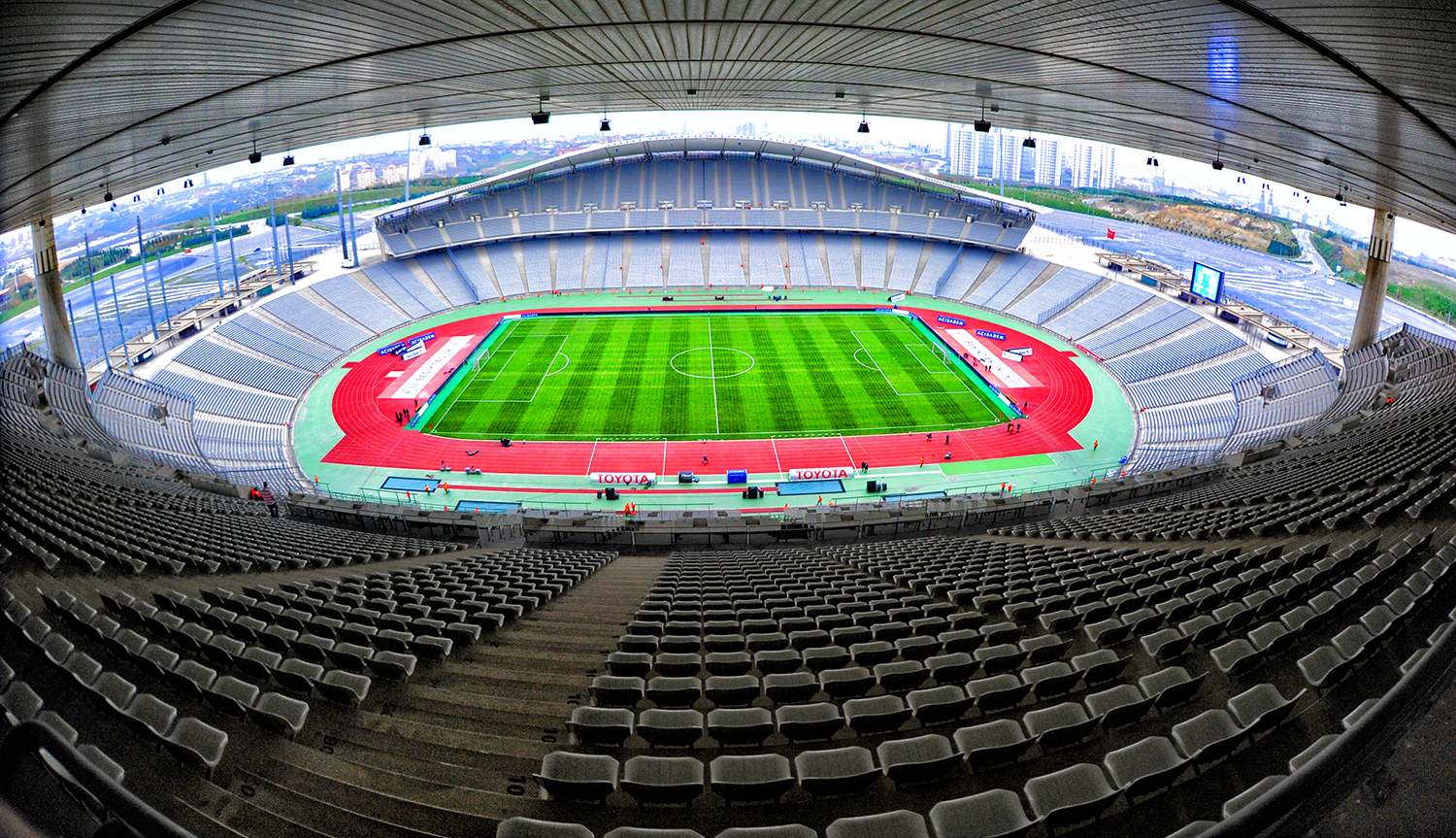 Sân vận động Olympic Ataturk ở Istanbul (Thổ Nhĩ Kỳ).