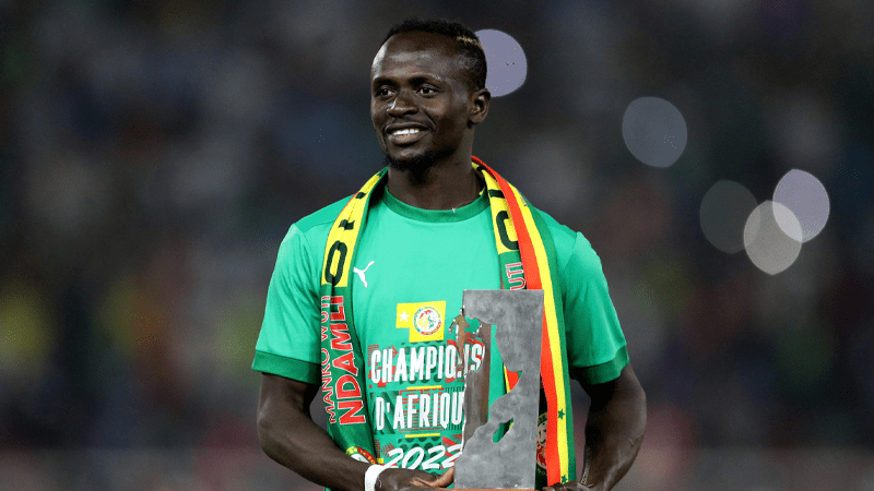 Sadio Mane trong ngày Senegal vô địch AFCON