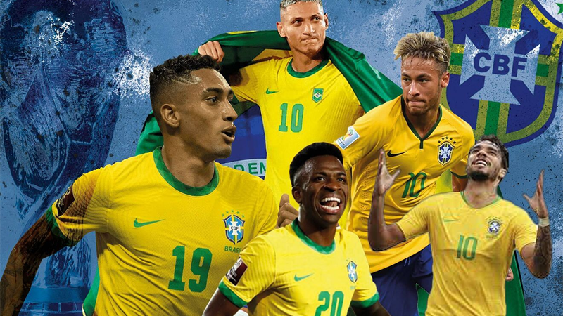 Brazil ở kỳ World Cup 2022 được xem là ứng cử viên sáng giá nhất
