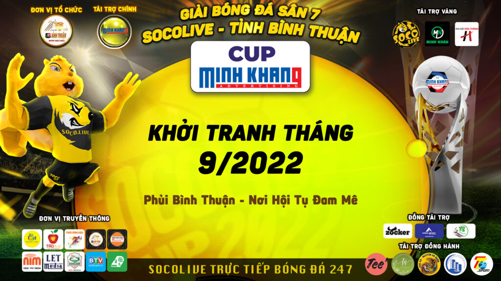 Giải Vô Địch Sân 7 Socolive Cup Minh Khang Tỉnh Bình Thuận