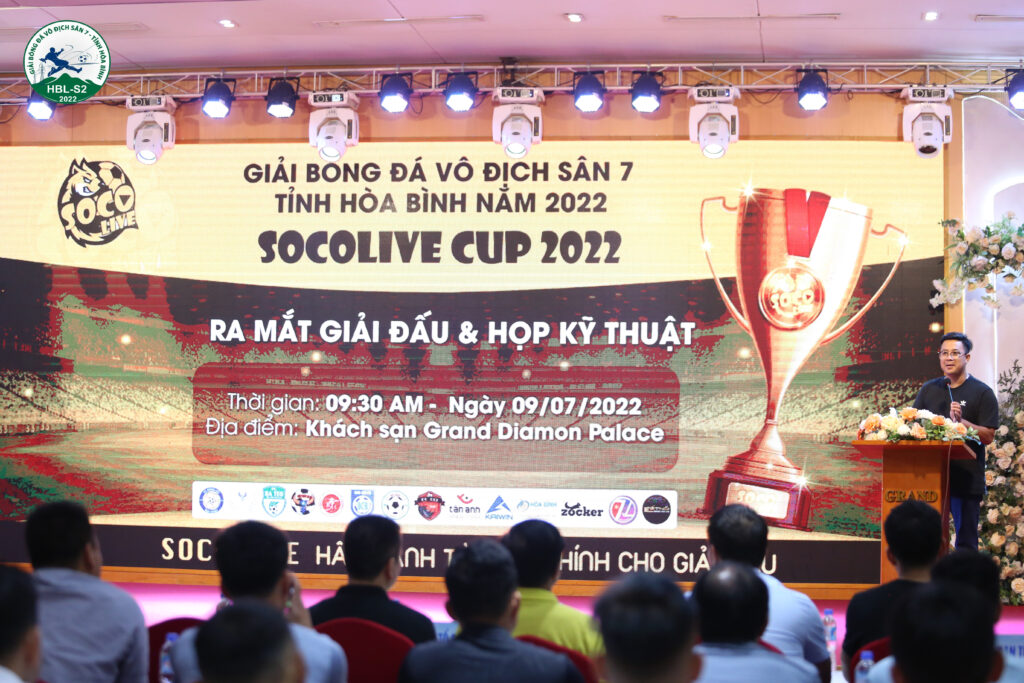 Lễ Ra Mắt Giải Bóng Đá Vô Địch Sân 7 - Tỉnh Hoà Bình Socolive Cup 2022