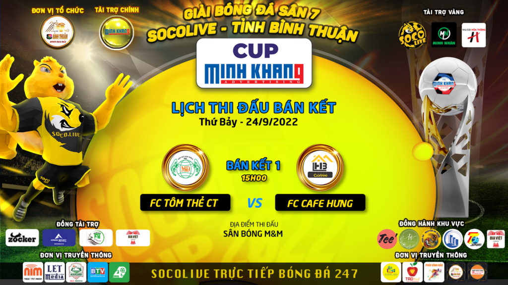 Bán kết 1 giải bóng đá phong trào Bình Thuận Socolive Cup Minh Khang