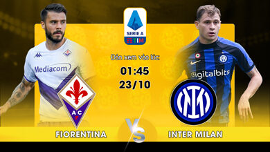 Link Xem Trực Tiếp Fiorentina vs Inter Milan 01h45 ngày 23/10