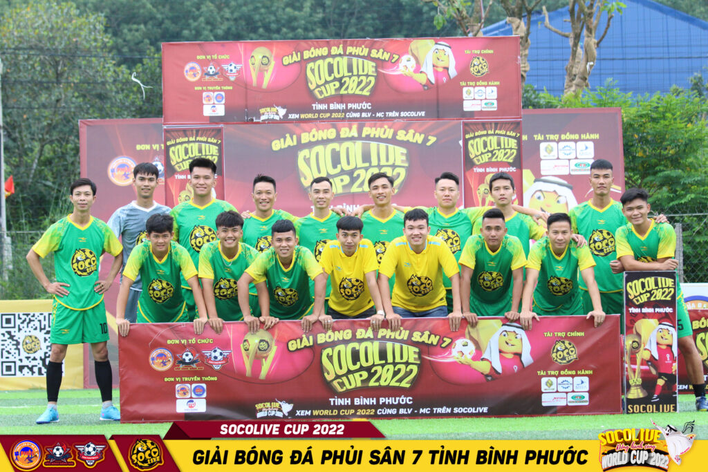 Đội hình Hoàng Tuấn Land FC tại Giải bóng đá phủi Bình Phước Socolive Cup 2022