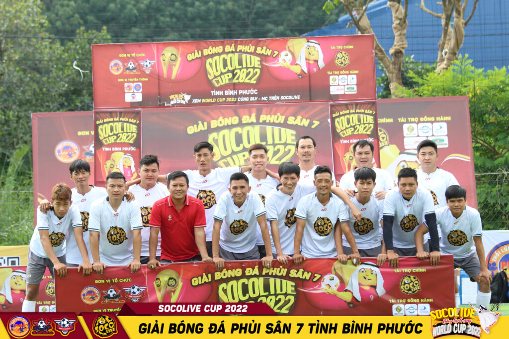 Đội hình Thảo Mộc Spa FC tại Giải bóng đá phủi Bình Phước Socolive Cup 2022