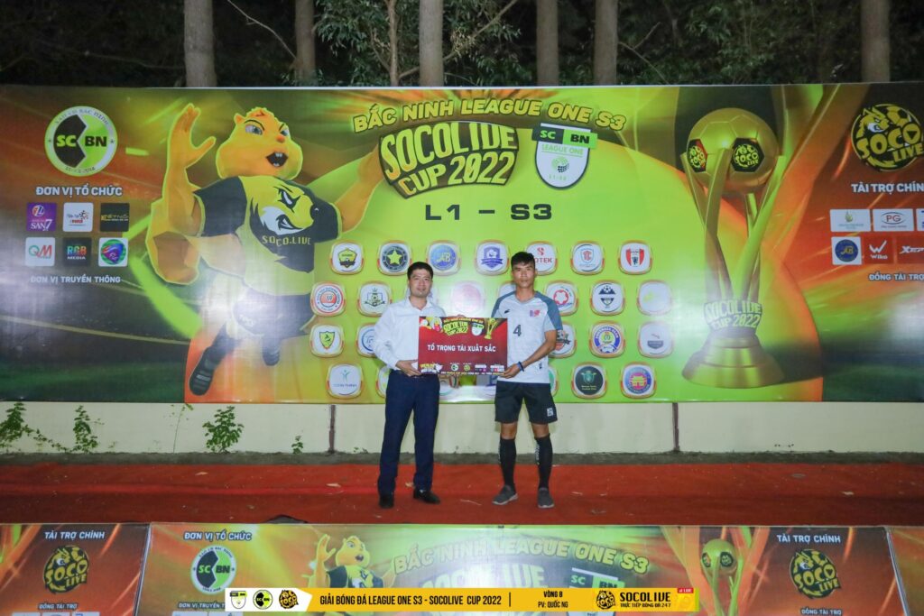 Tổ trọng tài xuất sắc nhất Giải Bóng Đá Bắc Ninh League One S3 Socolive Cup 2022