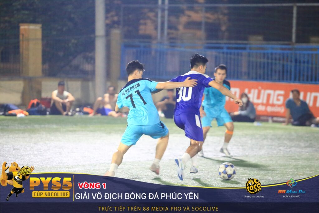 Linh Anh FC và Sư Phạm FC tại Vòng 1 Bảng C Giải Bóng Đá Phúc Yên Socolive Cup PYS5