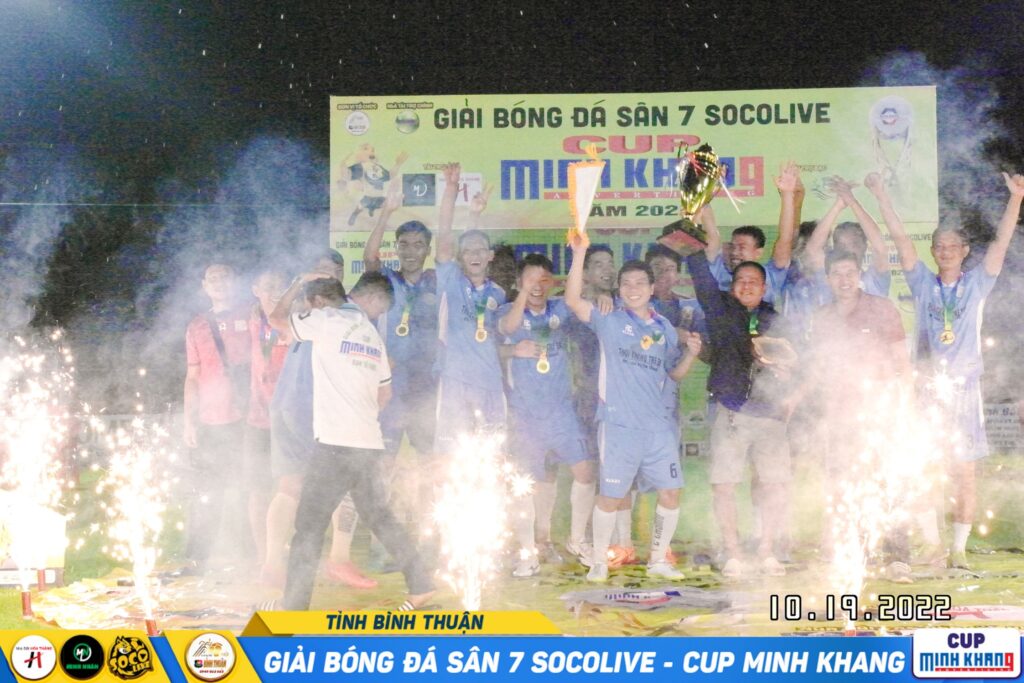 Giải Bóng Đá Bình Thuận Sân 7 Socolive Cup Minh Khang Khu vực 2 chính thức khép lại