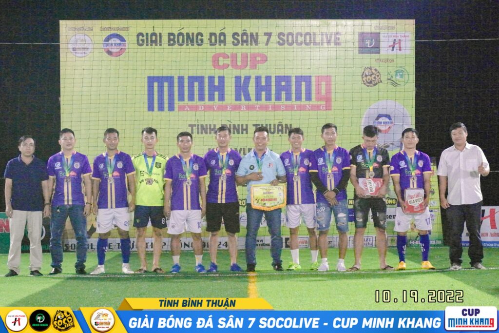Huy Chương Đồng Giải Bóng Đá Bình Thuận Sân 7 Socolive Cup Minh Khang 2022 Khu vực 2 - Nam Hoàng Phát FC