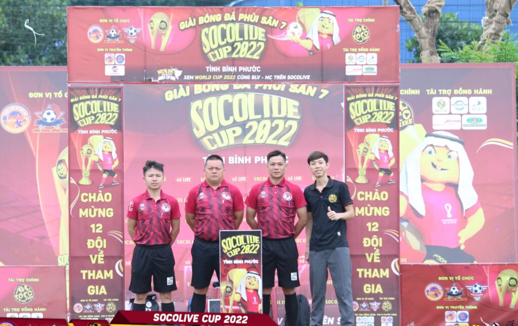 Linh My Spa FC dành chiến thắng 4-2 trước Hoàng Duy Sport FC tại Giải bóng đá phủi Bình Phước Socolive Cup 2022