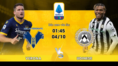 Link Xem Trực Tiếp Hellas Verona vs Udinese 01h45 Ngày 04/10/2022