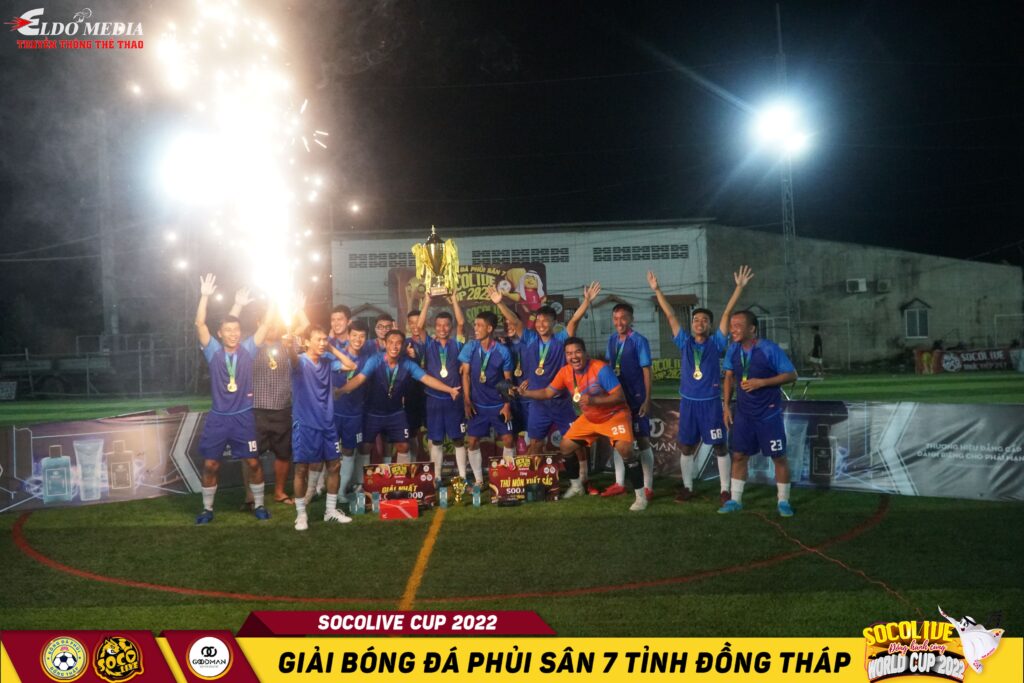 Bảo Hiểm Xuân Thành FC - Quán Quân Giải bóng đá Sân 7 Socolive Cup Đồng Tháp 2022.