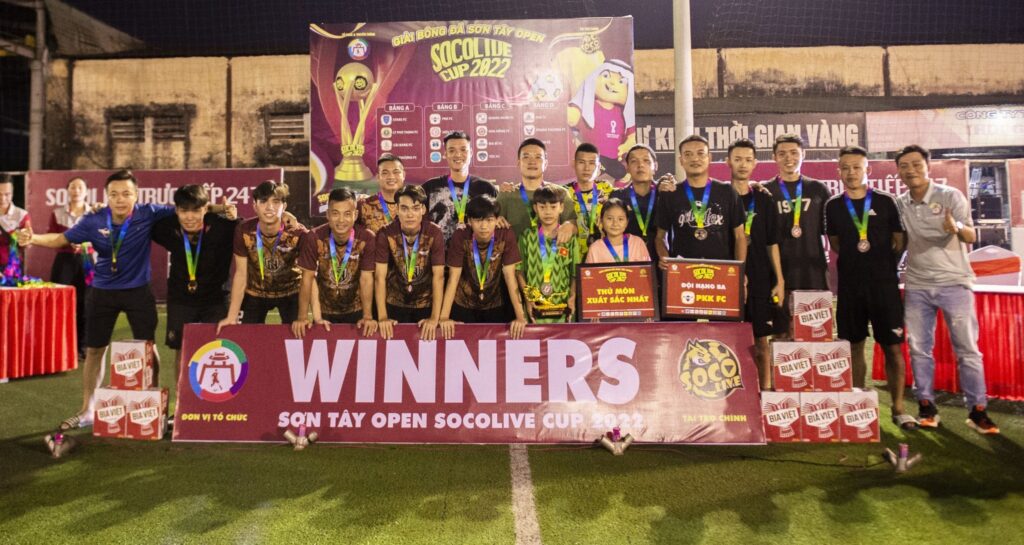 Hạng 3 Giải Bóng Đá Sơn Tây Open Socolive Cup 2022 - PKK FC