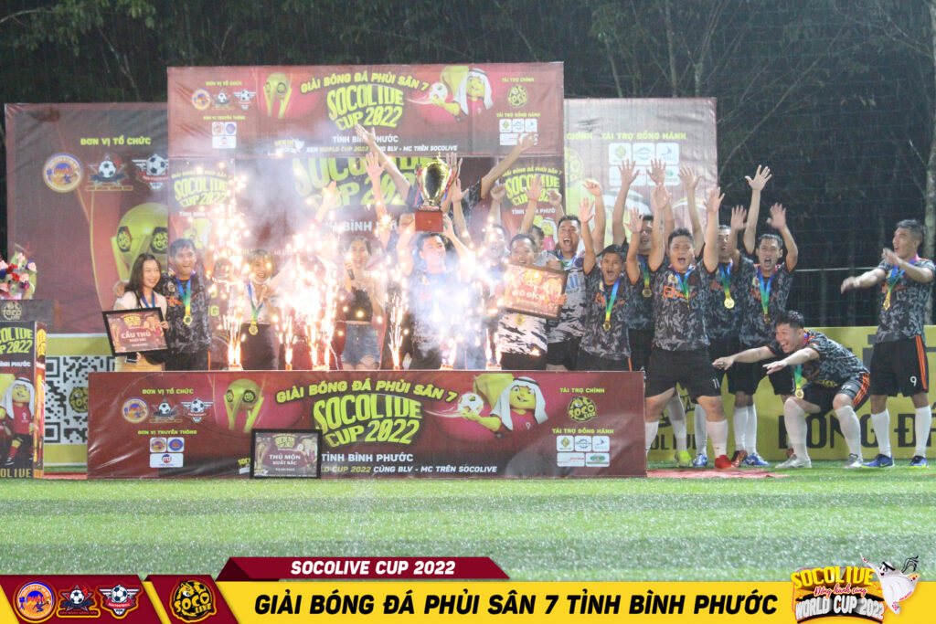 Quán Quân Giải Phủi Bình Phước Socolive Cup 2022 - Bida Tom's FC