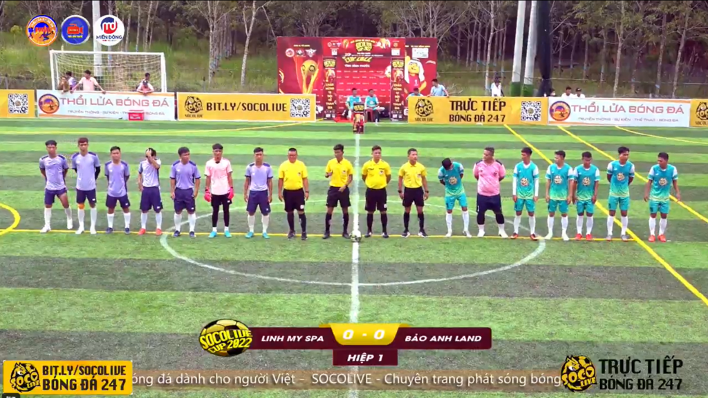  Linh My Spa FC vs Bảo Anh Land FC tại Giải Phủi Bình Phước Socolive Cup 2022