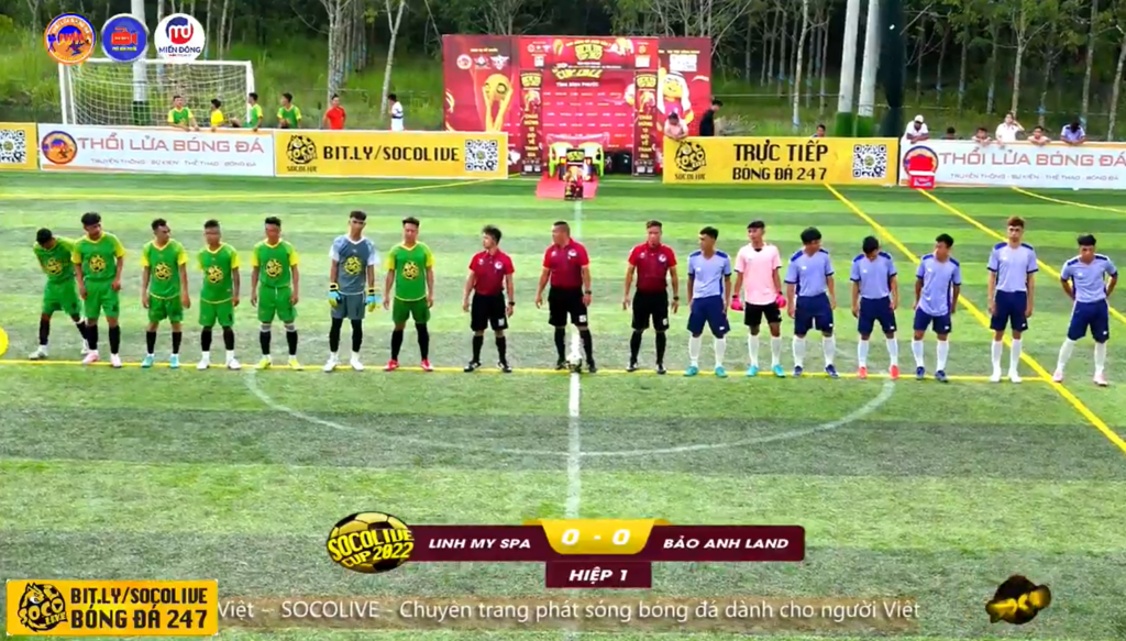Linh My Spa FC vs Hoàng Tuấn Land FC tại Giải Phủi Bình Phước Socolive Cup 2022