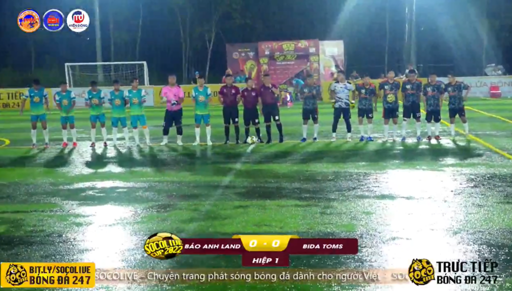Chung Kết: Bảo Anh Land FC vs Bida Tom's FC diễn ra trong thời tiết không thuận lợi