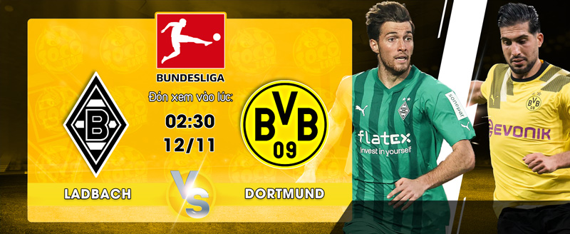 Link Xem Trực Tiếp Monchengladbach vs Borussia Dortmund 02h30 ngày 12/11 - socolive 
