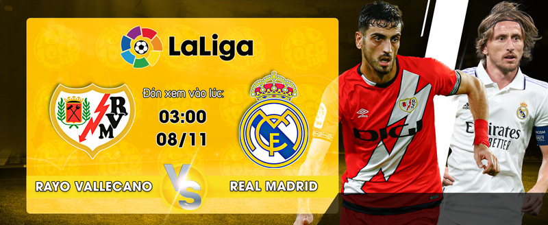 Link Xem Trực Tiếp Rayo Vallecano vs Real Madrid 03h00 ngày 08/11 - socolive 