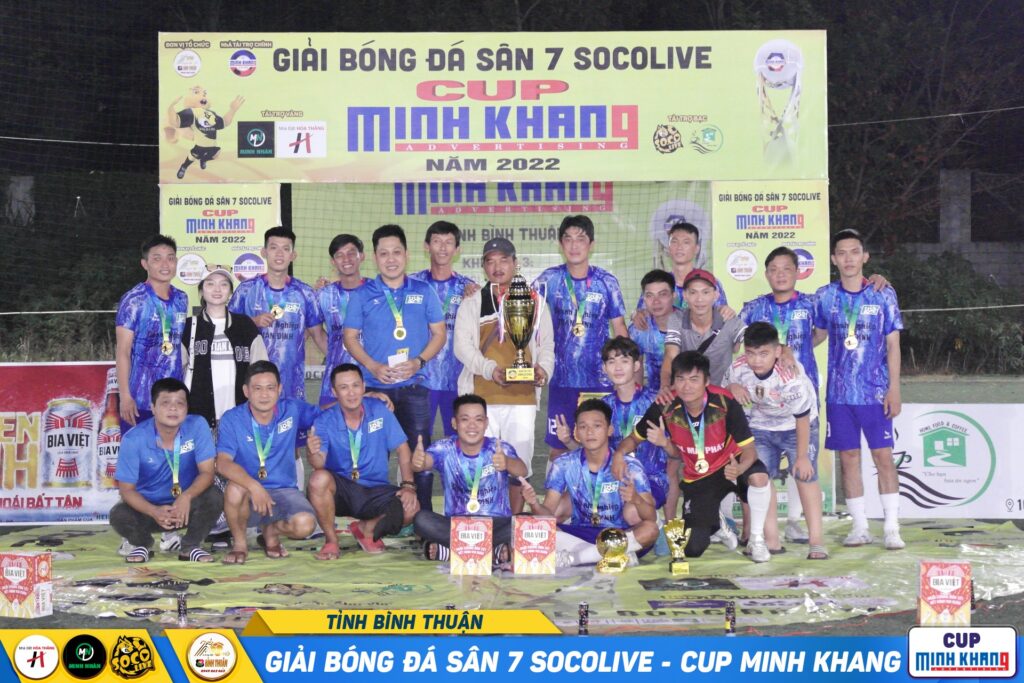 108 Tuấn Định FC - Quán quân Giải Bóng đá Sân 7 Socolive Cup Minh Khang Bình Thuận 2022 Khu vực 03
