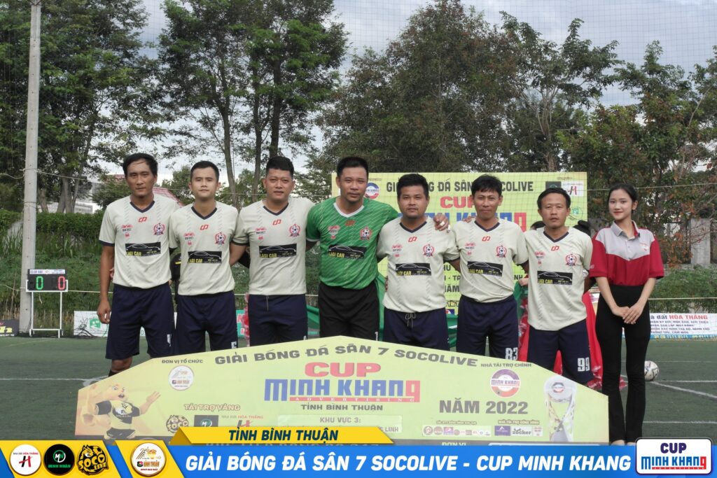 Club V&V FC tại Tranh Huy chương đồng Giải Socolive Bình Thuận Cup Minh Khang