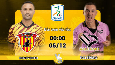 Link Xem Trực Tiếp Benevento vs Palermo 00h00 ngày 05/12