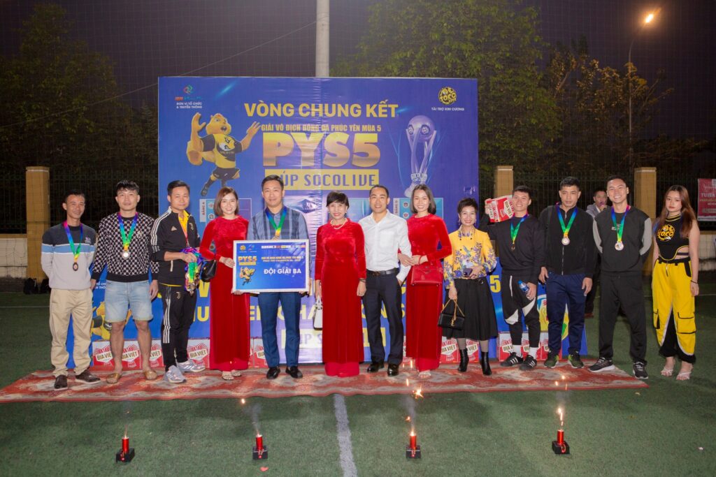 Ngọc Hà FC - Hạng Ba Giải Bóng Đá Phúc Yên PYS5 Cup Socolive