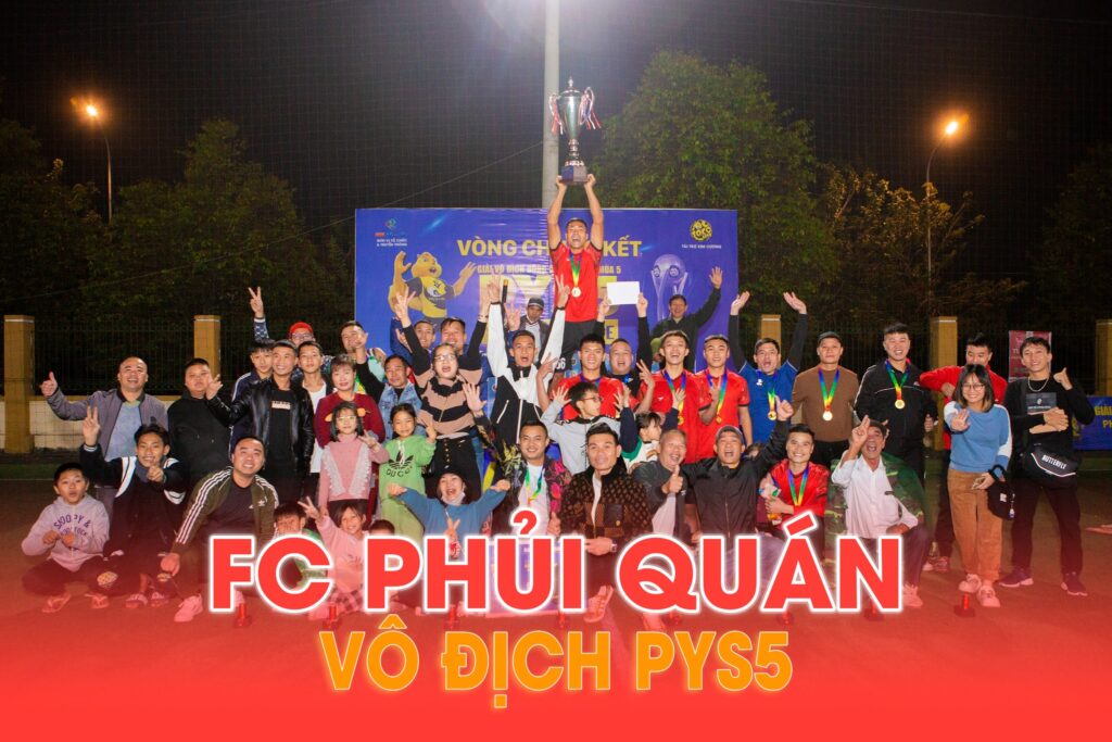 Phủi Quán FC - Chủ nhân Socolive Cup PYS5 2022