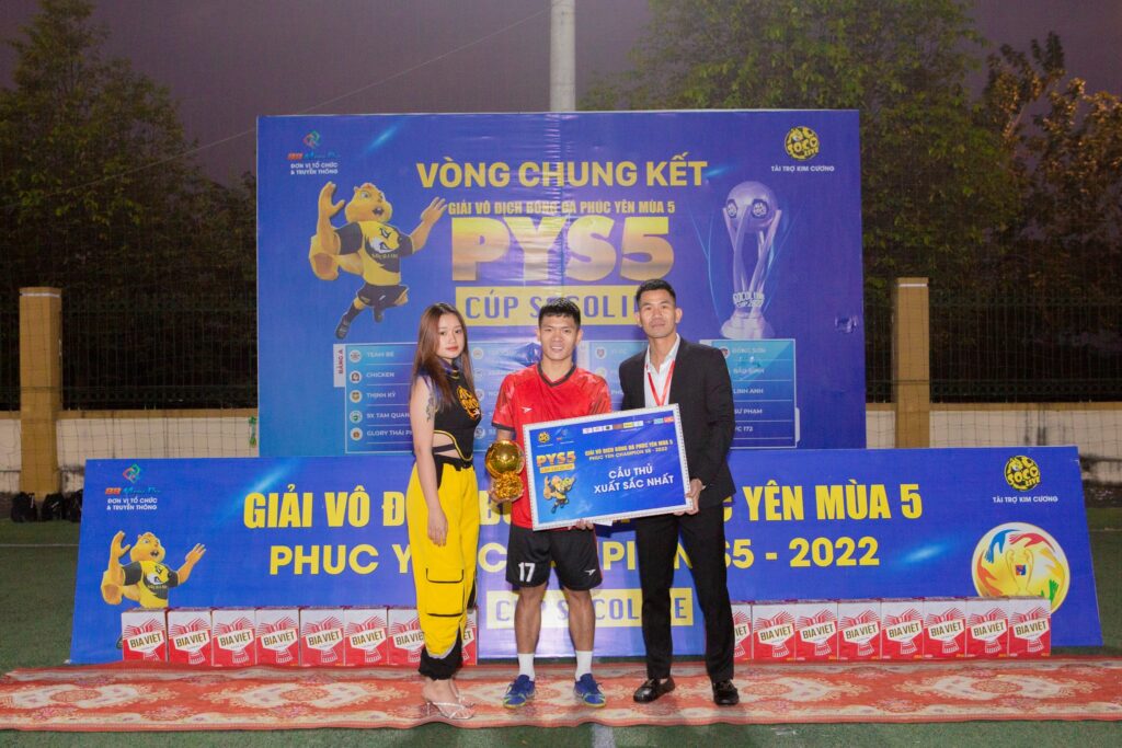 Trung Nghệ - Cầu thủ xuất sắc nhất Giải Bóng Đá Phúc Yên PYS5 Cup Socolive