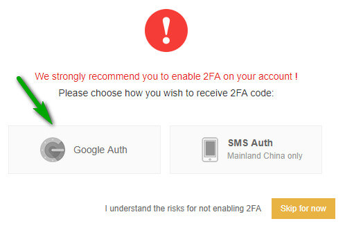 Google Authenticator để bảo mật tài khoản Binance