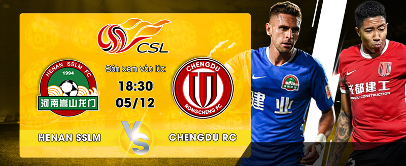 Link Xem Trực Tiếp Henan Songshan Longmen vs Chengdu Rongcheng FC 18h30 ngày 05/12 - socolive 