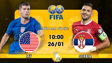 Link Xem Trực Tiếp Mỹ vs Serbia 10h00 ngày 26/01