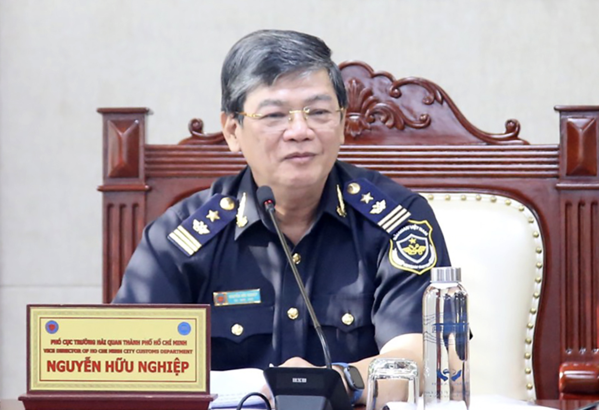 Ông Nguyễn Hữu Nghiệp, Cục phó Hải quan TP HCM 