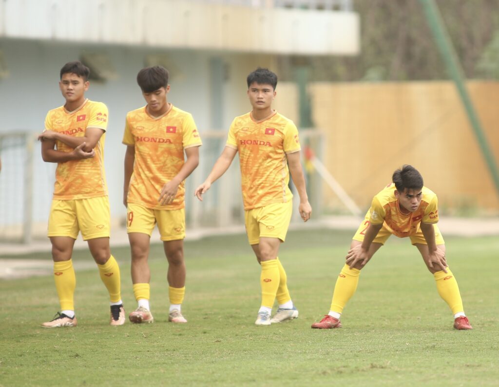U23 Việt Nam tập buổi cuối, sơ đồ chiến thuật của đội bóng