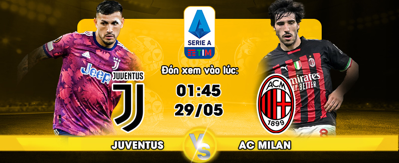 Link xem trực tiếp Juventus vs AC Milan