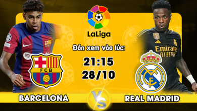 Link xem trực tiếp Barcelona vs Real Madrid