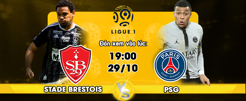 Link xem trực tiếp Stade Brestois vs PSG