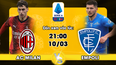Link xem trực tiếp AC Milan vs Empoli