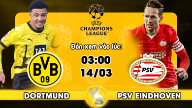 Link xem trực tiếp Borussia Dortmund vs PSV Eindhoven