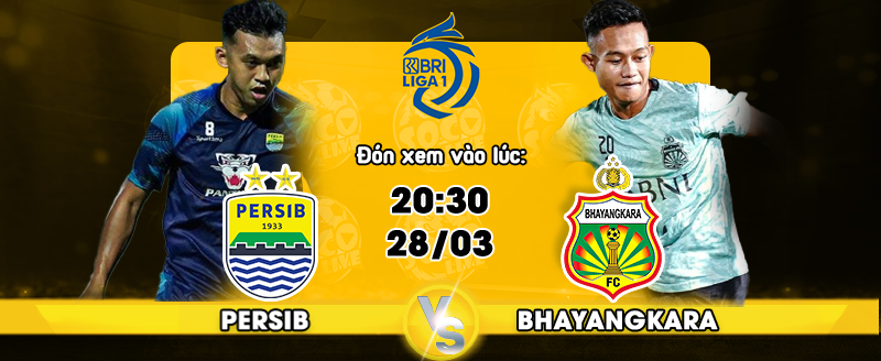 Link xem trực tiếp Persib Bandung vs Bhayangkara FC