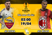 Link xem trực tiếp AS Roma vs AC Milan