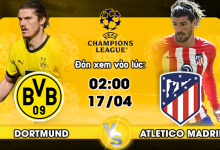 Link xem trực tiếp Borussia Dortmund vs Atletico Madrid