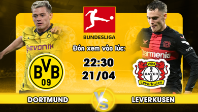 Link xem trực tiếp Borussia Dortmund vs Bayer Leverkusen