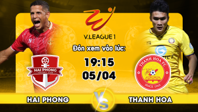 Link xem trực tiếp Hải Phòng FC vs Thanh Hóa FC