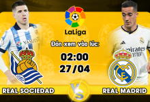 Link xem trực tiếp Real Sociedad vs Real Madrid