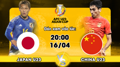 Link xem trực tiếp U23 Nhật bản vs U23 Trung Quốc